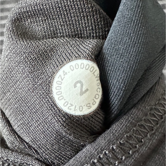 LULULEMON Wunder Train High Rise Tight 25” Heathered Graphite Grey Sz 2 - Picture 5 of 11
